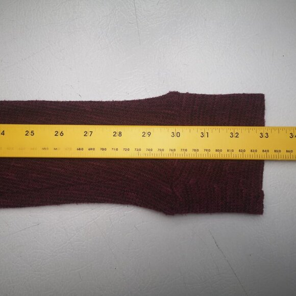 American Eagle Outfitters Ladies Size XL Burgundy Lightweight Open Cardigan - Picture 10 of 11